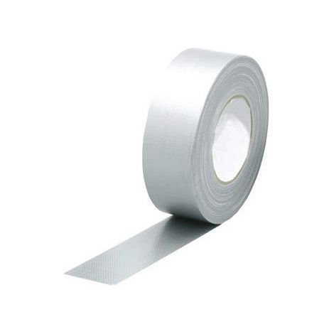 Adhésif toilé argent longueur 50 m largeur 48 mm rouleau ENVIROPACK