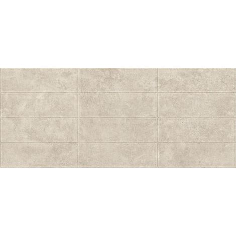 Carrelage effet Pierre 3D Calcaire Gris Brume Brick 120x50x1 cm Mat Rocalta - Mur intérieur (vendu par carton de 1,8 m²) - RO'MA CARRELAGE