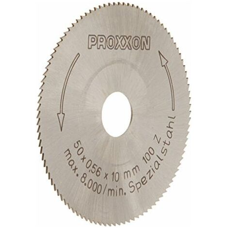 PROXXON 2228020 - Lama da taglio circolare in acciaio speciale 50 mm ks 230, Nero (1/2)