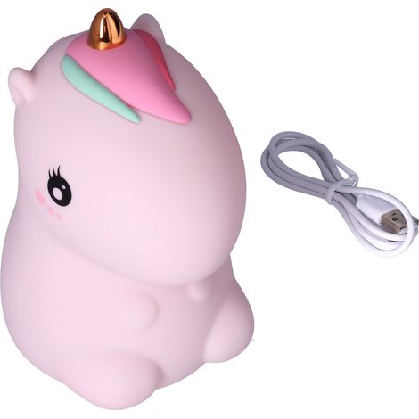 Niedliches Nachtlicht, niedliche, wiederaufladbare Silikonlampe mit USB-Anschluss und 7 Farbwechseln für Kinder (1/5)