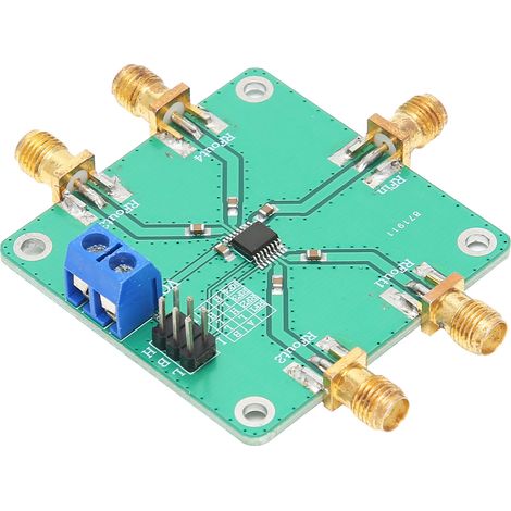 Module de commutation unipolaire à 4 positions pour applications électriques industrielles RF, alimentation CC 5 V, 10-3500 MHz (1/5)