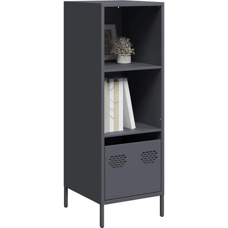 Highboard Anthrazit 35x39x103,5 cm Stahl