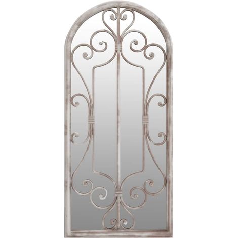 Maison Exclusive - Spiegel Sandfarben 100x45 cm Eisen für den Inn (1/5)