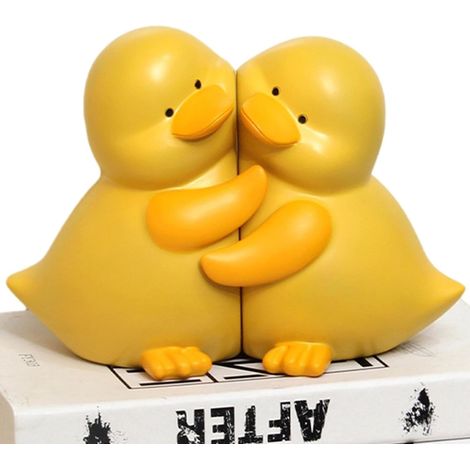 2 Serre-Livres Canards Cuddle pour Bureau Décoration (1/4)
