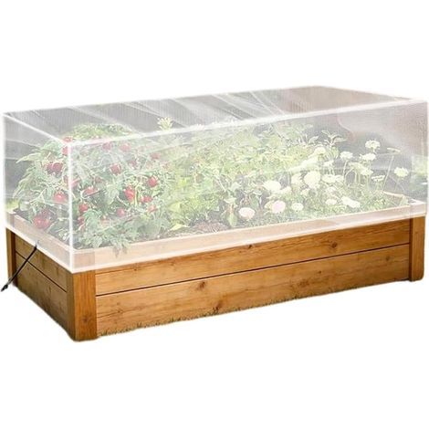 2 6 x 1 4 m Wiederverwendbar Rechteckig Atmungsaktiv Garten (1/5)