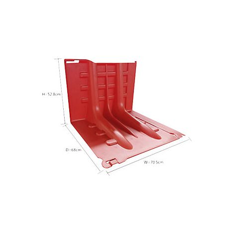 kaiserkraft  Barriera antiallagamento  plastica  lungh x largh