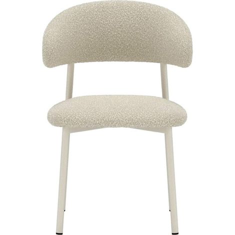Lillholmen chaise de salle à manger bouclé beige. (1/4)