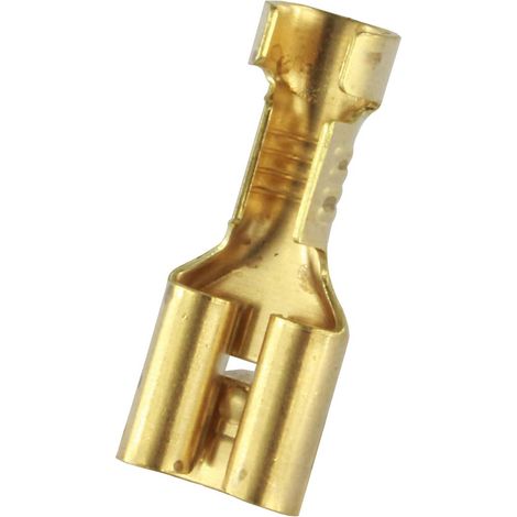 Cosse faston RS PRO, 16 14 AWG, Non-isolé ( Prix pour Sachet de 100 )