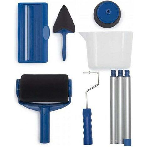 Nahtloses Farbroller-Set Runner Pro zum Streichen von Wänden, Türen, Böden, Decken, Dächern oder anderen großen Flächen, keine Vorbereitung, kein Schmutz (6-teilig) (1/4)
