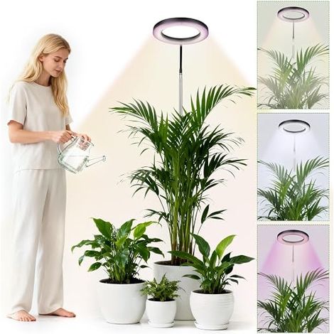 Plant Lamp, LED Grow Light, Full Spectrum Plant Grow Lights, Height Adjustable for Indoor Plants (1/5)