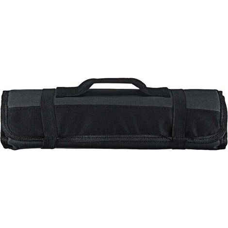 Sac Organisateur de Rouleau D'outils, Fourre-tout à Outils à Enrouler à la Main Multi-poches, Pochette à Outils Portative à Rouler pour Sac à Outils(noir) (1/4)