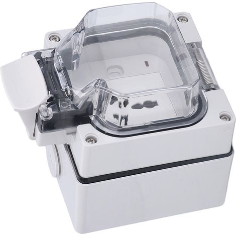 IP66 wasserdichte Außensteckdose, robustes, dekoratives Gehäuse für den Garten, 250 V 13 A (1/5)