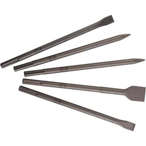 Set di scalpelli per tassellatore demolitore SDS-MAX (5 pz) - METABO 630488000
