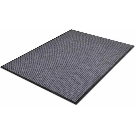 Maison Exclusive - Felpudos de PVC 2 unidades gris 90x60 cm (1/5)