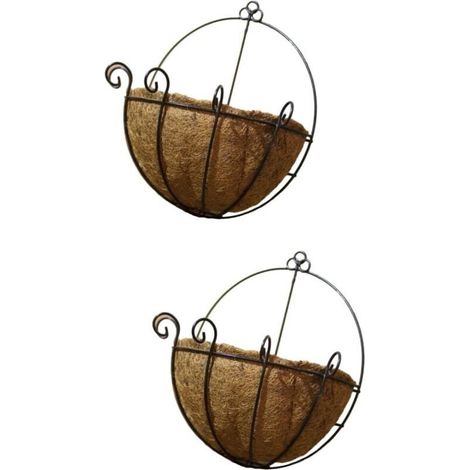 pièces 10 pots de fleurs panier de fleurs suspendu jardinière murale en métal terrasse Coco jardinière extérieure jardinières suspendues pots de fleurs muraux,de DEBUNS (1/5)