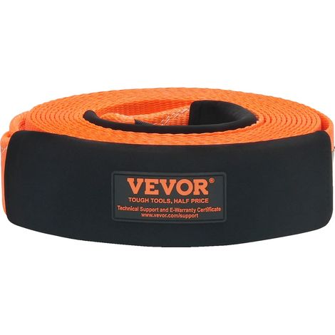 Sangle de Remorquage, Polyester Résistant, Protection UV, 20ft3in 2Shankles-a (1/2)