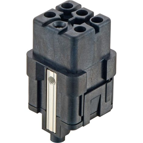 HARTING Han High Temp Q 5/0 Buchseneinsatz (F) Crimp- / Schraubanschluss (PE), 5-polig+PE 400V/230V, 16A - 1 Stück