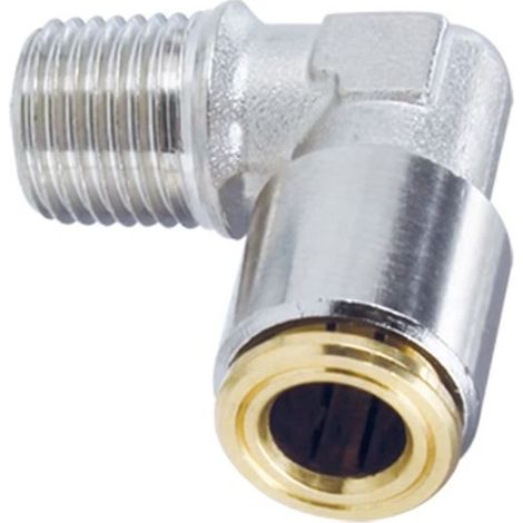 Codo de tapón de lubricación central de 1/8" FI4