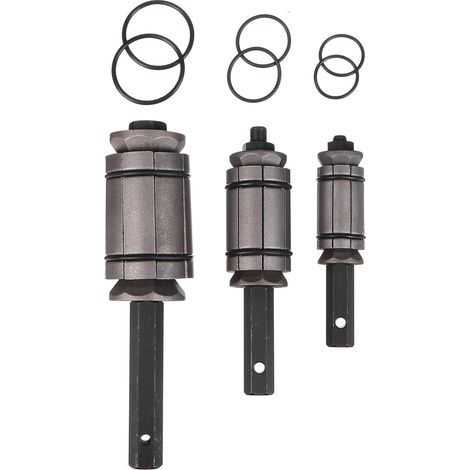 Ampliadores de tubo de escape de 30 a 85 mm de diámetro, 3 unidades, acero al carbono/caucho de nitrilo (1/2)