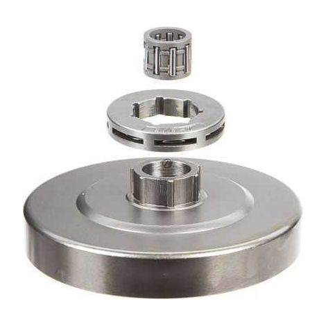 Pignon à bague pour tronçonneuse Echo 3/8". 7 dents. Hauteur cloche 13,8 mm (1/4)