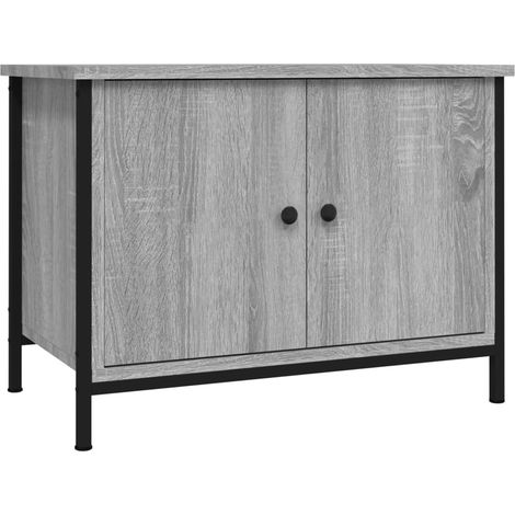 Mobile TV multimediale scaffale per televisione televisione buffet sala da pranzo soggiorno camera da letto con ante sonoma 60 x 35 x 45 cm derivati del legno grigio 020026931