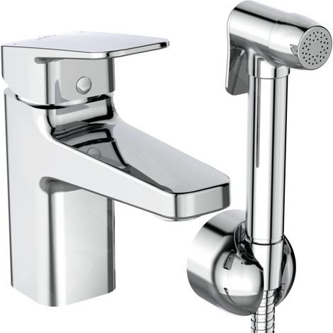 Ideal Standard CeraPlan - Mitigeur de lavabo avec douchette de bidet, chrome BD231AA (1/5)