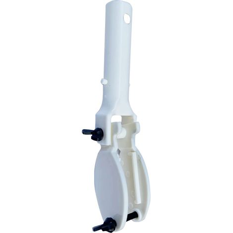 Accessories for attaching chlorine tablet/algae treatment poles for swimming pools  Buoyancy dosing accessories for the dosing and maintenance of swimming pool chemicals.