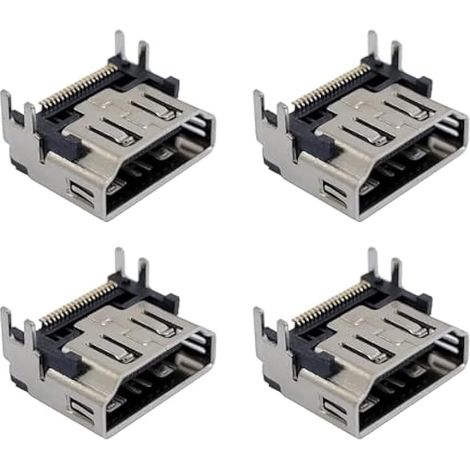 4x Prise HDMI compatible PlayStation 5 - Connecteur de remplacement pour PS5 (1/4)