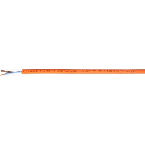 Câble CR1/C1 RS PRO 2x1,5 mm², gaine Polyoléfine Orange, Résistant au Feu, 100m ( Prix pour Bobine de 100 Mètres )