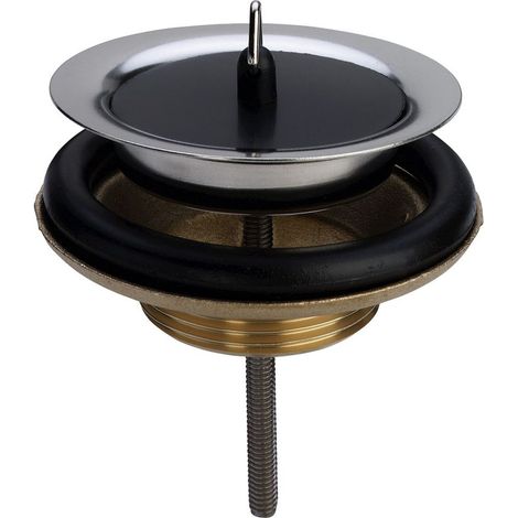 Viega Ablaufventil 7122, G 2" x 80mm, Messing (1/2)