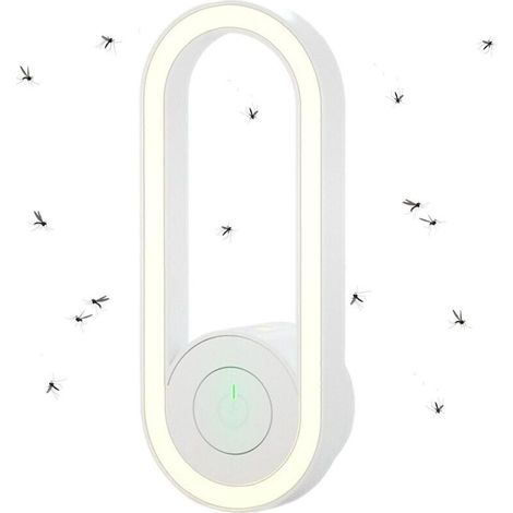 Veilleuse Anti-Insectes-Insectifuges pour l'intérieur-Ultrasonic Bugs Repeller Light-Contrôle électronique des Insectes répulsifs pour Les moustiques (1/5)