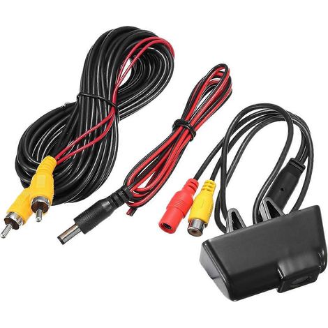 Cámara de visión trasera para coche, resistente al agua, HD CCD, con visión nocturna y luz para matrícula, para Ford Transit Connect (1/5)