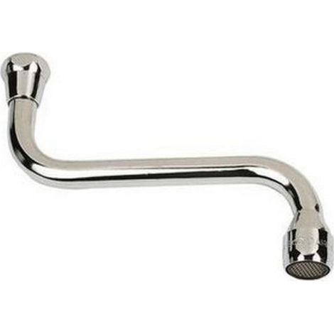 Bec dessous pour mitigeur longueur 250 mm raccordement 15-21 - THEWA BECDESSOUS250
