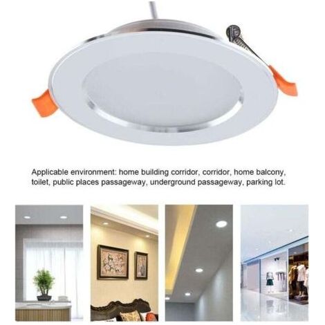 VURAHOME - 9W LED-Deckenleuchte mit Bewegungsmelder, Einbauleuchte für den Innenbereich, geeignet für Wohnungen und Büros (1/3)