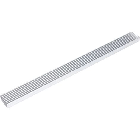 Dissipateur thermique en aluminium 300x25x10 mm pour diodes LED haute puissance, 1 pièce (1/5)