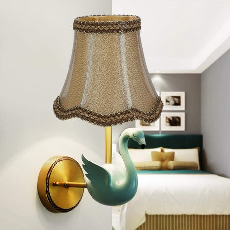 Set di 6 piccoli paralumi retrò – in tessuto – E14 – per candele/applique/lampadario – neri – mini – vintage