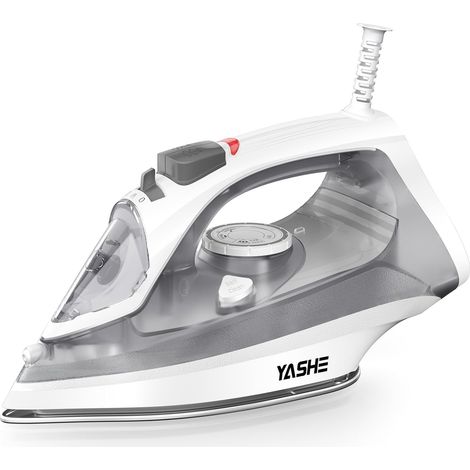 Fer à Repasser 2300 W avec Semelle Antiadhésive à Chauffage Rapide, Réservoir 300 ml, Débit de Vapeur Continu de 25 g/min, Fonction Pressing de 150 g/min, Autonettoyant, Anti-goutte (1/5)