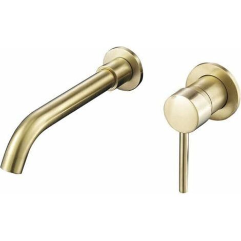 Brushed Gold Concealed Basin Faucet--TRIMEC (1/5)