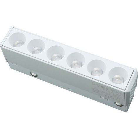 IluminaShop - Foco LED Blanco para Carril Magnetico 6W Magne II Chip Osram 48V Monofasico CRI 90 UGR 17 Serie Even  Blanco Calido 3000K (1/3)