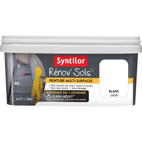 Renov pittura per pavimenti interni SYNTILOR, bianca, 2 l SYNTILOR