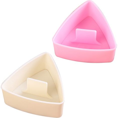 Moule triangulaire à sushis : 6 moules multifonctionnels pour la production et la conservation des boulettes de riz.//// (1/5)