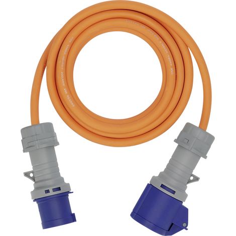 Brennenstuhl 1167650405 Strom Camping-CEE-Verlängerungskabel   Blau, Grau, Orange 5 m H07RN-F 3G 2,5