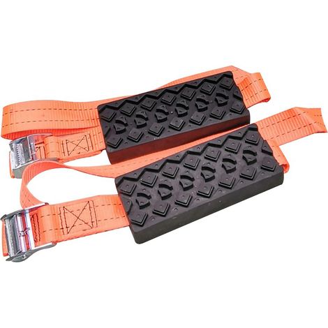 Planche d'évacuation d'urgence portable pour voiture avec surface antidérapante irrégulière, sangles flexibles, forte résistance à la traction et serrage rapide (1 pièce) (1/5)