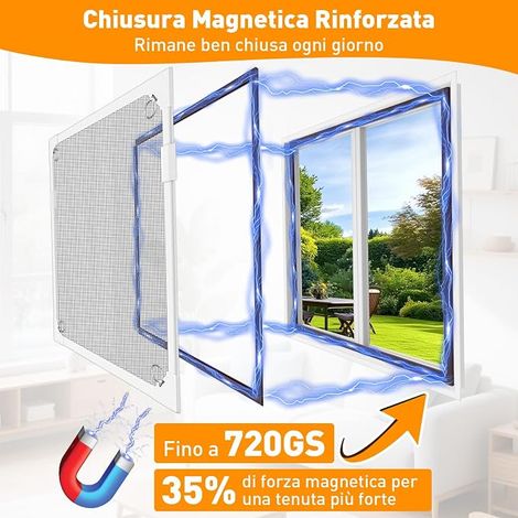 Mosquito Net for Windows 120 x 250 cm Roll without Drilling Canvas Adhesive Tape Fibreglass Balcony Skylight Living Room (1/3)