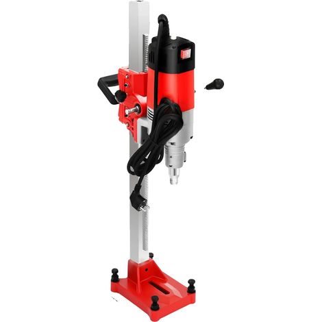 Taladro de núcleos, motor de 2300 W, profundidad ajustable, rojo/negro. (1/2)