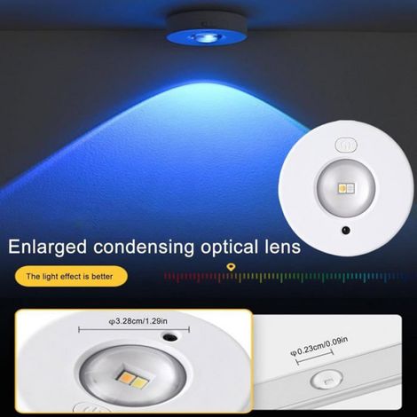 Éclairage LED pour meubles Lampe sur tige rechargeable variateur, télécommande Lampe encastrée à intensité variable USB 500 (1/5)