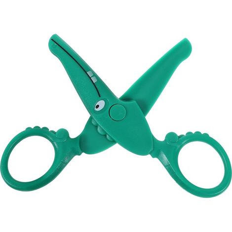 Ciseaux Garçon Fille Plastique Sécurité à Bout Ciseaux DIY Bricolage Mignon pour Garçon Fille Préscolaire Apprentissage (1/5)