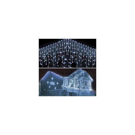 – Luci a stringa per esterni da 5 m con 36 LED – Impermeabili – 8 modalità di illuminazione – Decorazione per Natale, matrimoni, feste – Luce bianca – Crezuo