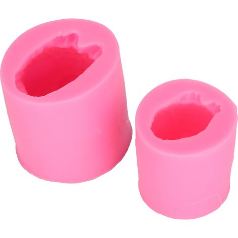 Moule à bougie 3D en forme de hibou, en silicone, pour la décoration de gâteaux, savons et chocolats. (1/5)