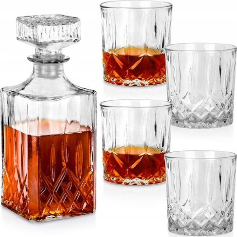 Set regalo caraffa da whisky per alcolici, bicchieri, bottiglia